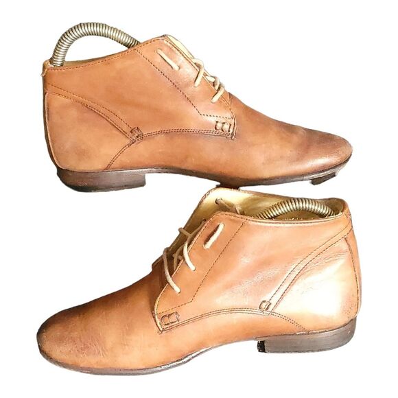 Sutro San Francisco Brown Leather Oxford Shoe Women’s Size 7 Chukka Boots - Picture 2 of 11